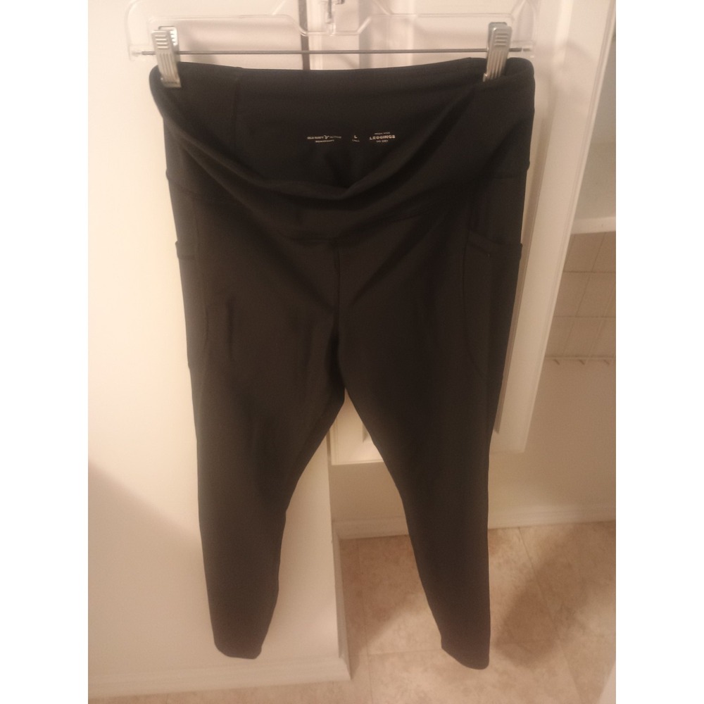Women's Black old navy leggings with pockets Size Large Tall
